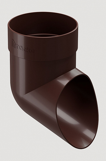 Наконечник 80мм Docke STANDART коричневый RAL 8019