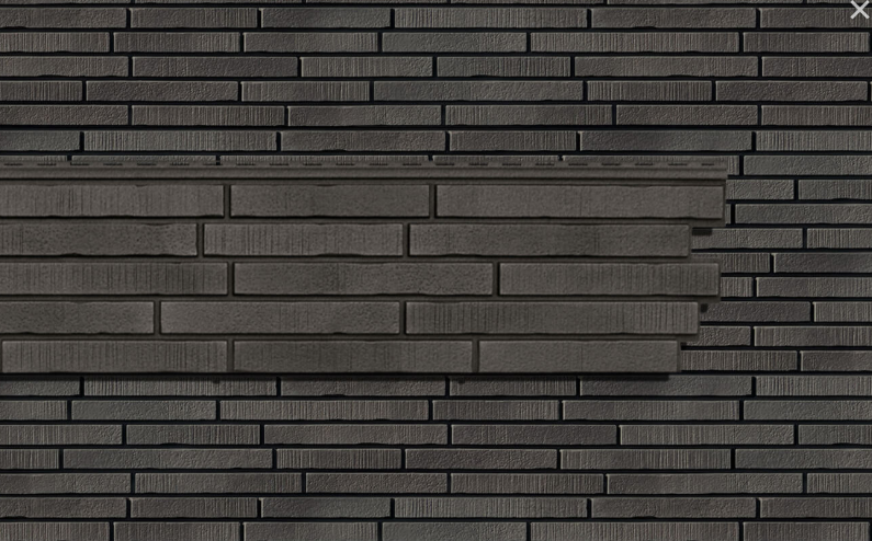 Фасадная панель Stone House S-Lock Ригельный кирпич Грифель (290*1940мм) 0,563 кв.м